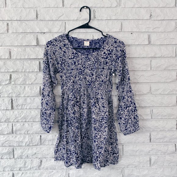 NWT Girls O'Neill Navy Rihanna Floral Dress - Size Medium - Picture 1 of 7